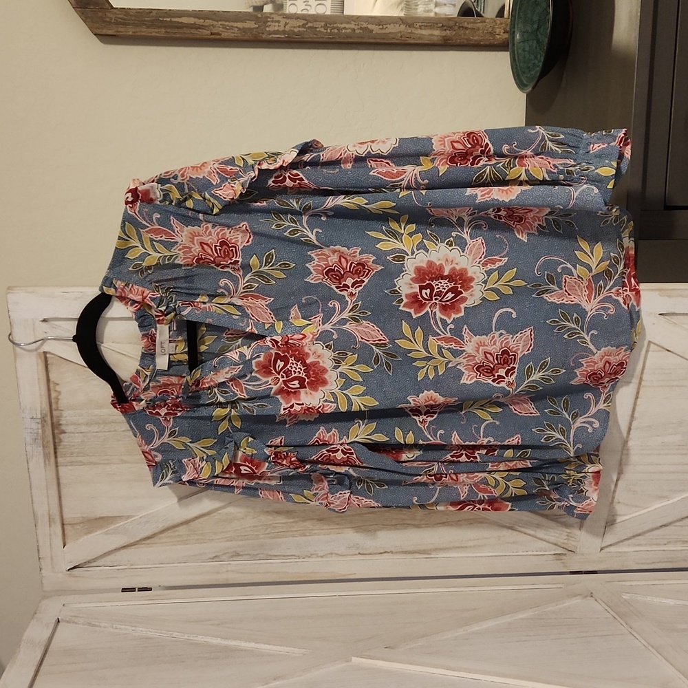 Loft Silky Floral Blouse